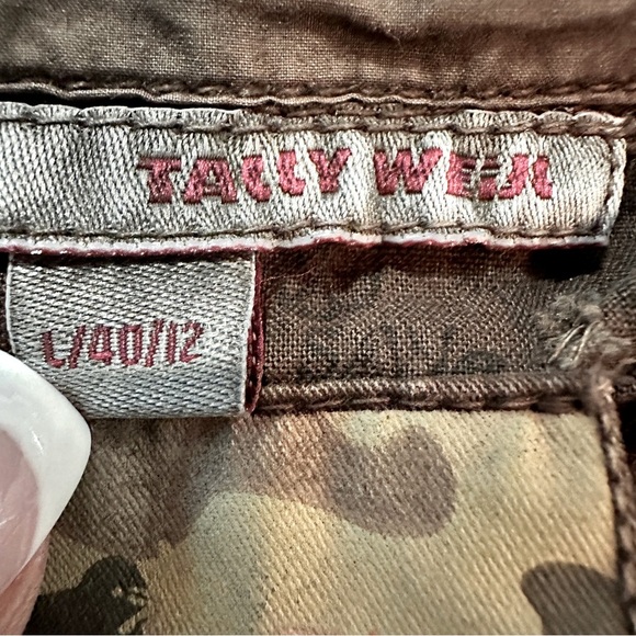 Tally Weijl “My Totally Sexy Jacket” Brown Utility Blazer L - Picture 12 of 16